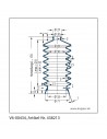 Soffietto V6-00199 Freudenberg ehemals CFW und Simrit Simrit V6-programma standard v