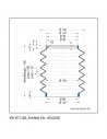 Fuelle de proteccion V6-01140 Freudenberg ehemals CFW und Simrit Simrit V6-programa estándar