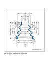 Soufflet V6-01023 Freudenberg ehemals CFW und Simrit Soufflets Simrit V6-programme standard