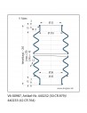 Fuelle de proteccion V6-00987 Freudenberg ehemals CFW und Simrit Simrit V6-programa estándar