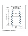 Fuelle de proteccion V6-00976 Freudenberg ehemals CFW und Simrit Simrit V6-programa estándar