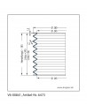 Fuelle de proteccion V6-00841 Freudenberg ehemals CFW und Simrit Simrit V6-programa estándar