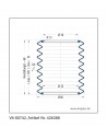 Soufflet V6-00742 Freudenberg ehemals CFW und Simrit Soufflets Simrit V6-programme standard