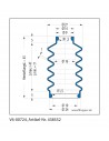 Fuelle de proteccion V6-00724 Freudenberg ehemals CFW und Simrit Simrit V6-programa estándar