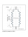 Protection Bellow V6-00723 Freudenberg ehemals CFW und Simrit Simrit V6-standard range