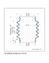 Soffietto V6-00658 Freudenberg ehemals CFW und Simrit Simrit V6-programma standard v