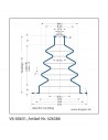 Soufflet V6-00631 Freudenberg ehemals CFW und Simrit Soufflets Simrit V6-programme standard