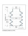 Soufflet V6-00628 Freudenberg ehemals CFW und Simrit Soufflets Simrit V6-programme standard