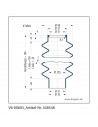Soffietto V6-00603 Freudenberg ehemals CFW und Simrit Simrit V6-programma standard v