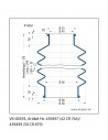 soufflet-de-protection V6-00593 Freudenberg ehemals CFW und Simrit Soufflets Simrit V6-programme standard