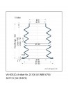 Soffietto V6-00520 Freudenberg ehemals CFW und Simrit Simrit V6-programma standard v
