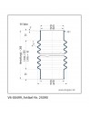 Soufflet V6-00499 Freudenberg ehemals CFW und Simrit Soufflets Simrit V6-programme standard