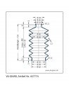 Fuelle de proteccion V6-00490 Freudenberg ehemals CFW und Simrit Simrit V6-programa estándar