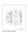 Fuelle de proteccion V6-00467 Freudenberg ehemals CFW und Simrit Simrit V6-programa estándar