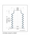Soufflet V6-00466 Freudenberg ehemals CFW und Simrit Soufflets Simrit V6-programme standard