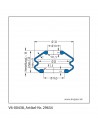 Fuelle de proteccion V6-00438 Freudenberg ehemals CFW und Simrit Simrit V6-programa estándar