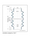 Soffietto V6-00352 Freudenberg ehemals CFW und Simrit Simrit V6-programma standard v