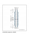 Soufflet V6-00338 Freudenberg ehemals CFW und Simrit Soufflets Simrit V6-programme standard