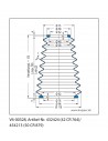 Protection Bellow V6-00328 Freudenberg ehemals CFW und Simrit Simrit V6-standard range