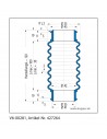 Fuelle de proteccion V6-00281 Freudenberg ehemals CFW und Simrit Simrit V6-programa estándar