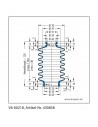 Soufflet V6-00218 Freudenberg ehemals CFW und Simrit Soufflets Simrit V6-programme standard