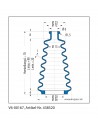 Soffietto V6-00167 Freudenberg ehemals CFW und Simrit Simrit V6-programma standard v