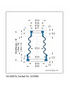 Soufflet V6-00076 Freudenberg ehemals CFW und Simrit Soufflets Simrit V6-programme standard
