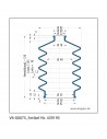 Soufflet V6-00075 Freudenberg ehemals CFW und Simrit Soufflets Simrit V6-programme standard