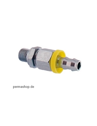 Hose connector G1/4 male for hose iØ 9.5 mm - push-lock perma-tec perma Tube connections / Tubes
