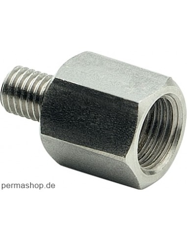 Reducer 1/4 UNFa x G1/8i (Stainless Steel) perma-tec perma Reducers / Oil throttles