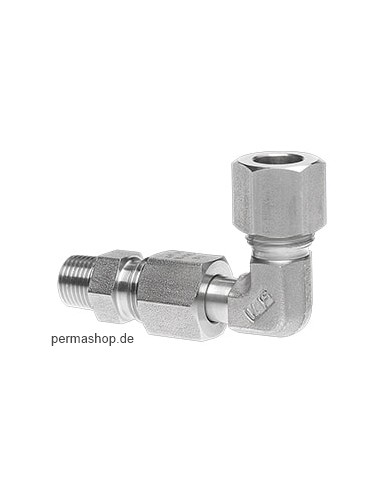 Cutting ring coupling R1/8 male for oØ 8 mm 90° adjustable Stainless Steel perma-tec perma Tube connections / Tubes