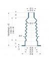 Fuelle de proteccion V6-00052 Freudenberg ehemals CFW und Simrit Simrit V6-programa estándar