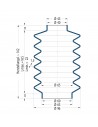 soffietto V6-00072 Freudenberg ehemals CFW und Simrit Simrit V6-programma standard v