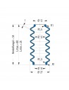Fuelle de proteccion V6-00158 Freudenberg ehemals CFW und Simrit Simrit V6-programa estándar