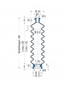 Soufflet V6-00249 Freudenberg ehemals CFW und Simrit Soufflets Simrit V6-programme standard
