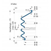 Fuelle de proteccion V6-00251 Freudenberg ehemals CFW und Simrit Simrit V6-programa estándar