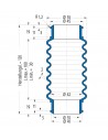 Fuelle de proteccion V6-00281 Freudenberg ehemals CFW und Simrit Simrit V6-programa estándar