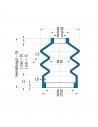 soffietto V6-00289 Freudenberg ehemals CFW und Simrit Simrit V6-programma standard v