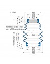 Soufflet V6-00292 Freudenberg ehemals CFW und Simrit Soufflets Simrit V6-programme standard