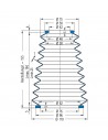 Protection Bellow V6-00328 Freudenberg ehemals CFW und Simrit Simrit V6-standard range