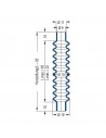Soufflet V6-00338 Freudenberg ehemals CFW und Simrit Soufflets Simrit V6-programme standard