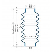 Fuelle de proteccion V6-00416 Freudenberg ehemals CFW und Simrit Simrit V6-programa estándar