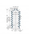 Soffietto V6-00199 Freudenberg ehemals CFW und Simrit Simrit V6-programma standard v