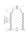 Soufflet V6-00466 Freudenberg ehemals CFW und Simrit Soufflets Simrit V6-programme standard