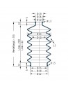 Fuelle de proteccion V6-00490 Freudenberg ehemals CFW und Simrit Simrit V6-programa estándar