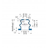 Protection Bellow V6-00618 Freudenberg ehemals CFW und Simrit Simrit V6-standard range