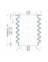 Fuelle de proteccion V6-00638 Freudenberg ehemals CFW und Simrit Simrit V6-programa estándar