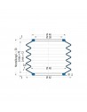 Soffietto V6-00662 Freudenberg ehemals CFW und Simrit Simrit V6-programma standard v