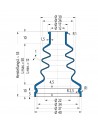 Protection Bellow V6-00716 Freudenberg ehemals CFW und Simrit Simrit V6-standard range