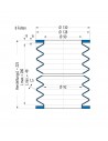 Soufflet V6-00721 Freudenberg ehemals CFW und Simrit Soufflets Simrit V6-programme standard